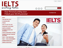 Tablet Screenshot of ieltswritingtutor.com